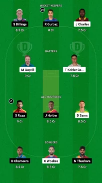 SJH vs DUB Dream11 Team