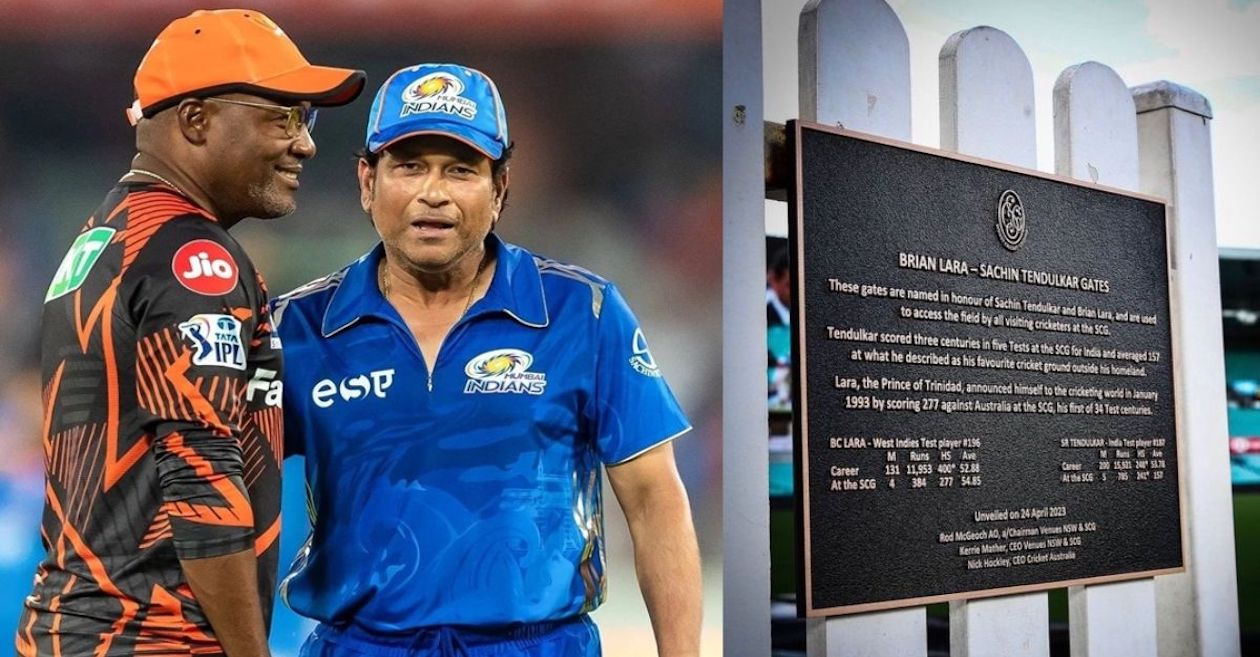 Sachin Tendulkar, Brian Lara honoured at Sydney Cricket Ground