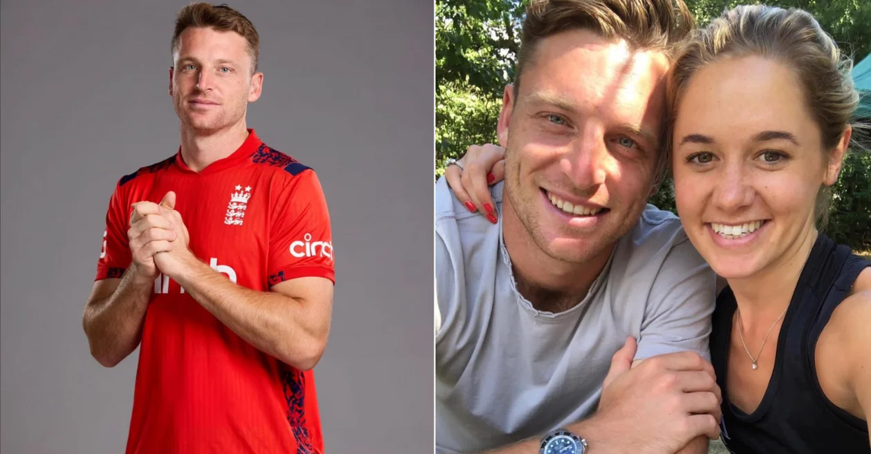 Jos Buttler and Louise Buttler