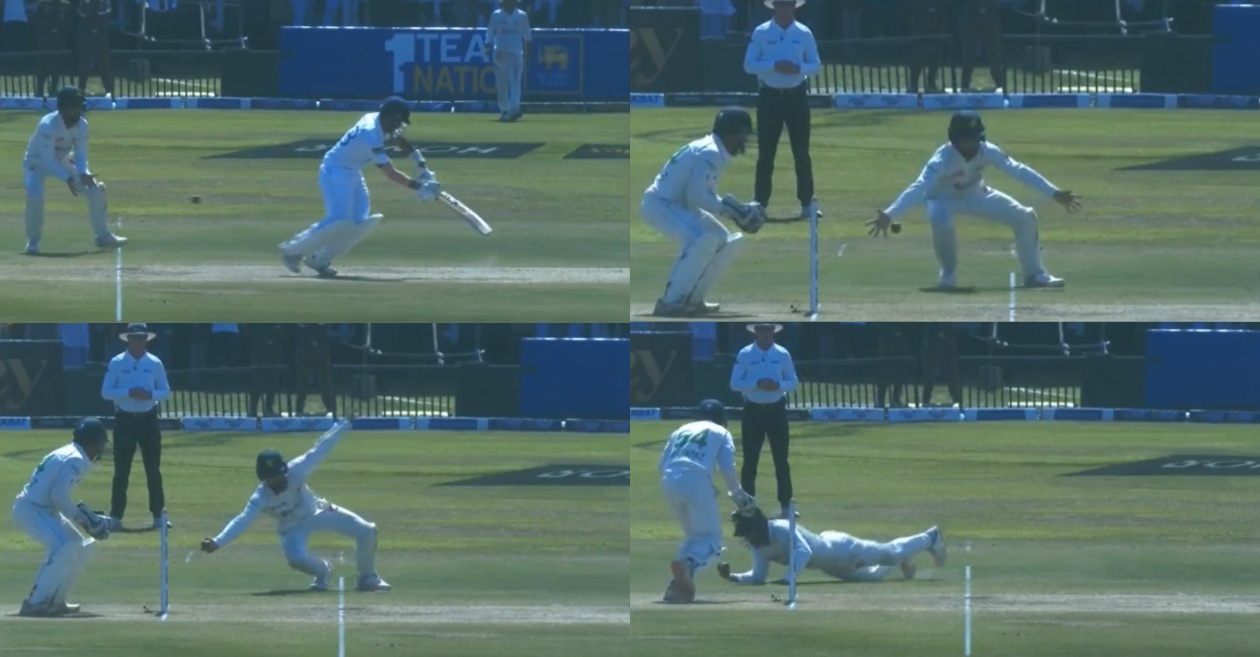 Abdullah Shafique's brilliant catch at the short-leg