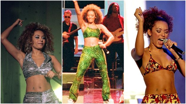 Mel B, performing in the 90s.