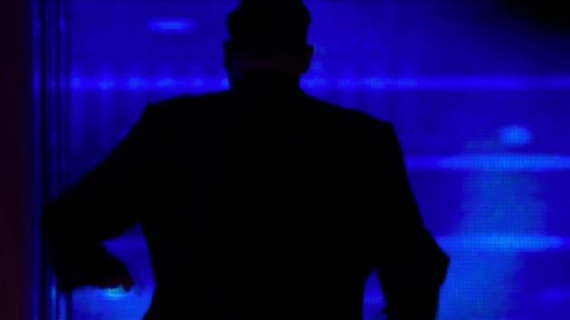 The Chase's Mark Labbett could be seen punching the side of the set as he exited the show.