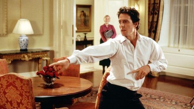 Hugh Grant hated having to dance in the film