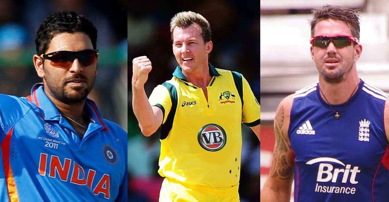 Yuvraj Singh, Brett Lee, Kevin Pietersen