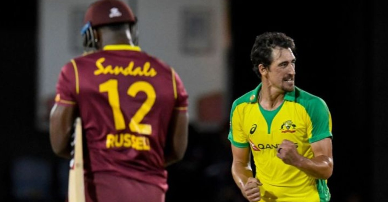 Mitchell Starc vs Andre Russell in 4th T20I