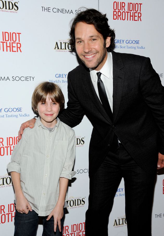 Matthew Mindler pictured with Paul Rudd in August 2011