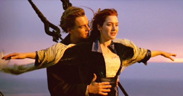 Leonardo DiCaprio and Kate Winslet in Titanic