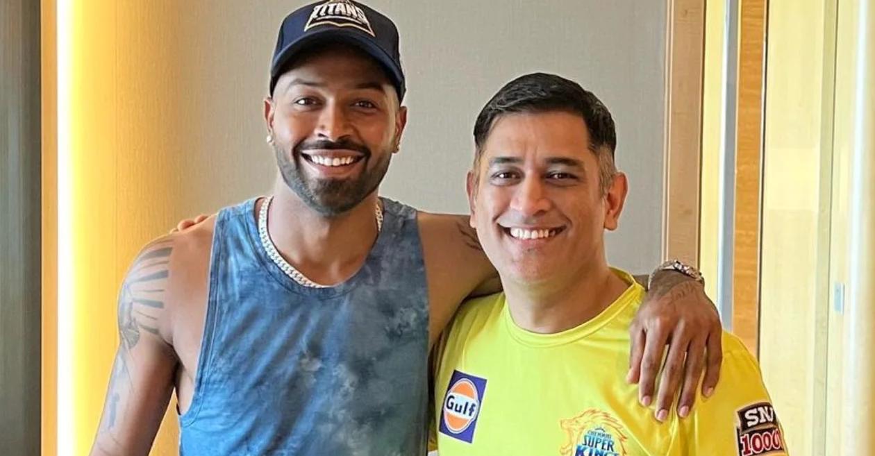 Hardik Pandya, MS Dhoni