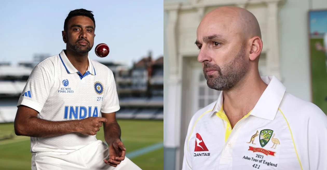 Ravichandran Ashwin and Nathan Lyon