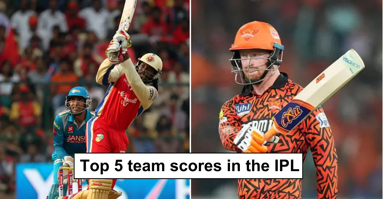 Top 5 highest totals in the IPL