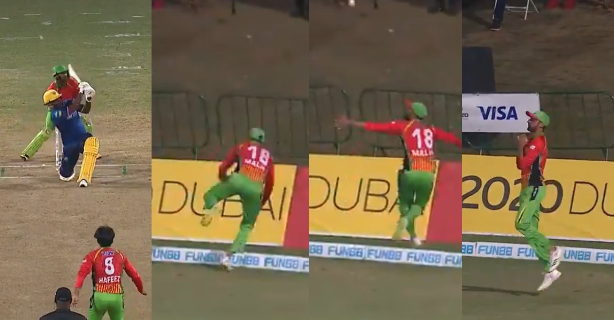 Shoaib Malik takes a brilliant catch in CPL 2021