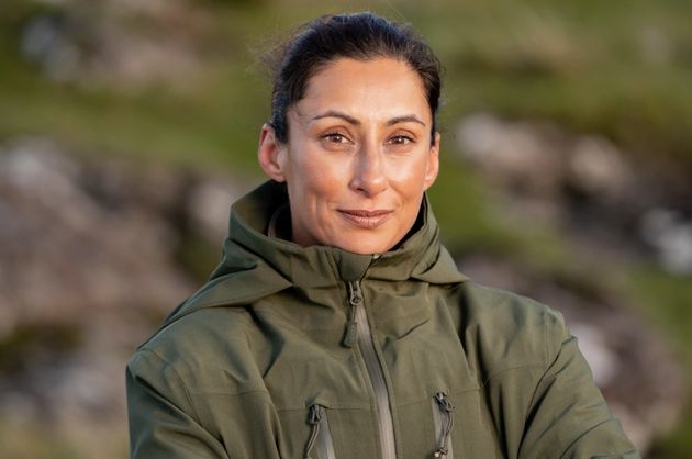 Saira Khan on the set of Celebrity SAS: Who Dares Wins