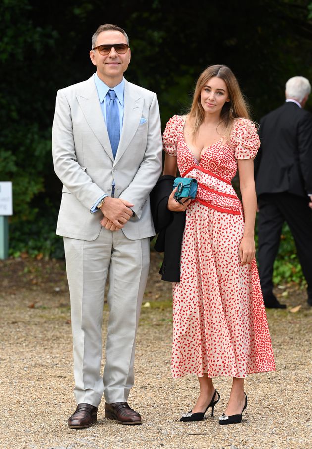 David Walliams and Keeley Hazell 