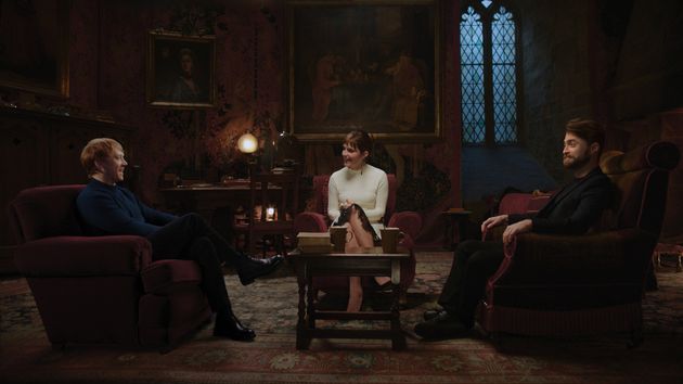 The trio were reunited on screen during the recent Harry Potter reunion 