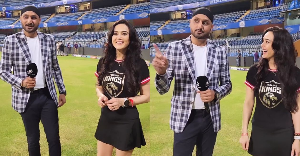 Harbhajan Singh and Preity Zinta