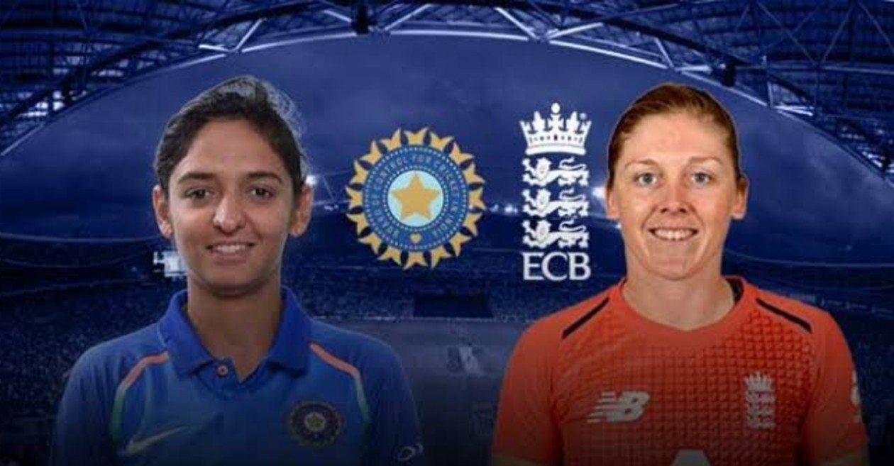 Harmanpreet Kaur and Heather Knight