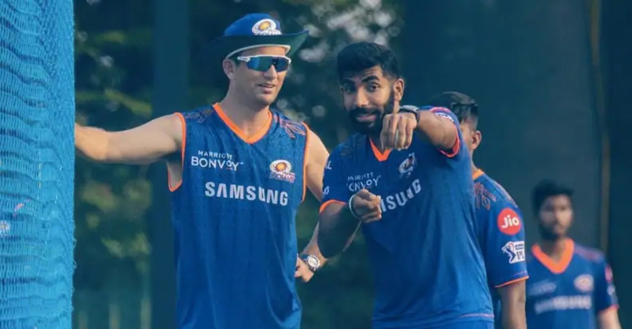 Shane Bond and Jasprit Bumrah