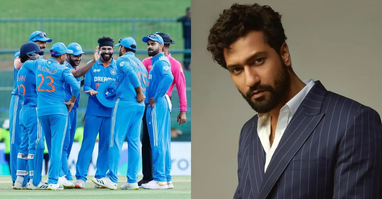 Indian cricket team and Vicky Kaushal