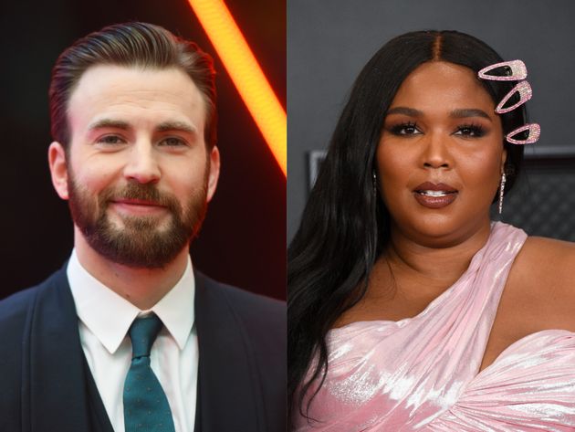 Chris Evans and Lizzo