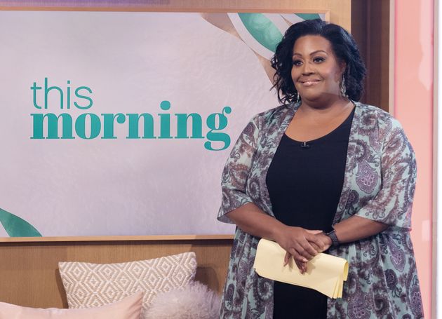 Alison Hammond on the set of This Morning