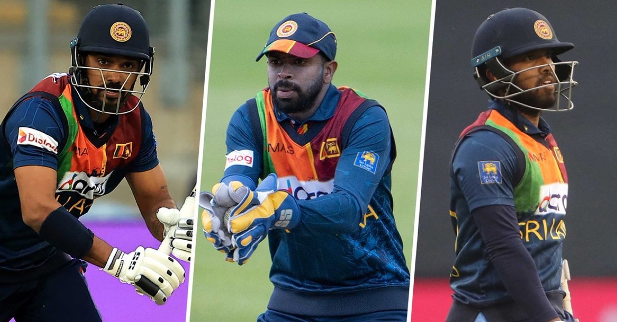 Danushka Gunathilaka, Niroshan Dickwell, Kusal Mendis