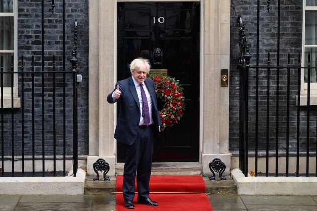 Boris Johnson outside 10 Downing Street last week. 