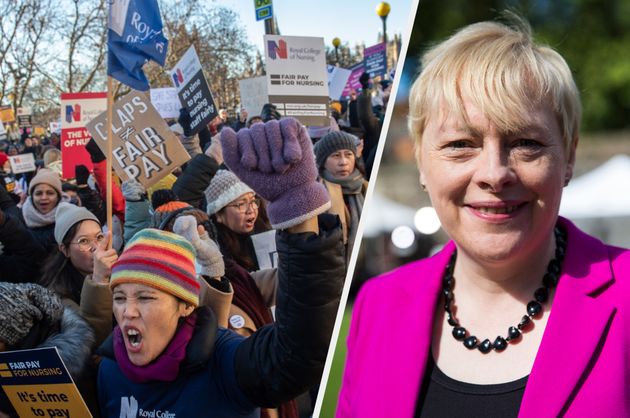 Nurses striking / Labour MP Angela Eagle