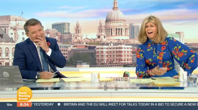 Ben Shephard and Kate Garraway on GMB