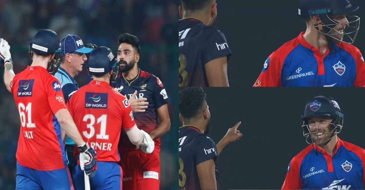 Fans react to Mohammed Siraj's gesture towards Phil Salt