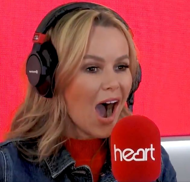 Amanda Holden on Heart Breakfast