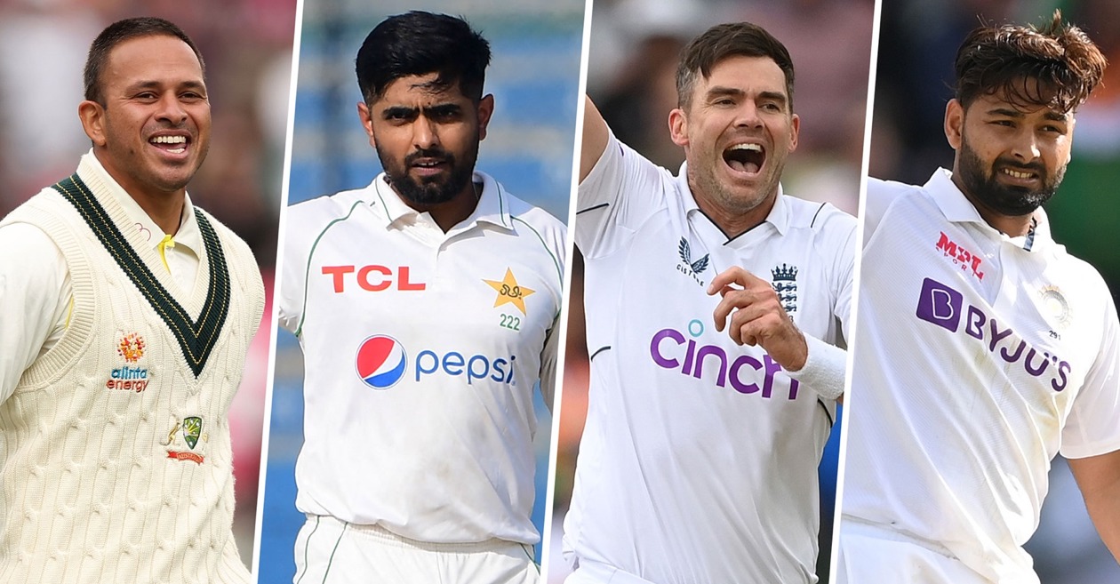 Usman Khawaja, Babar Azam, James Anderson, Rishabh Pant