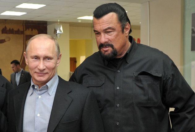 Vladimir Putin and Steven Seagal.