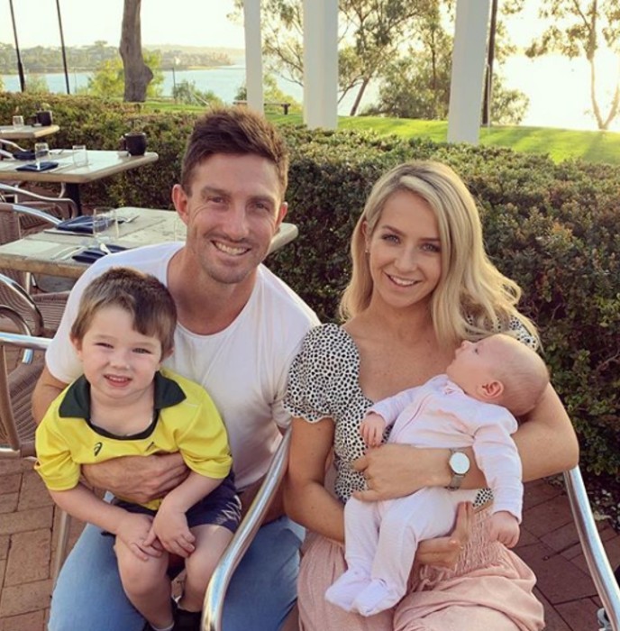 Shaun Marsh with Rebecca O'Donovan