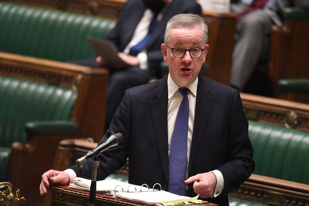 <strong>Michael Gove speaking in the House of Commons, London.</strong>