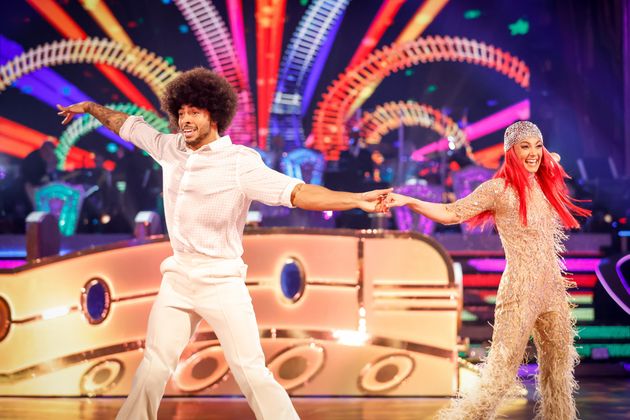 Tyler and Dianne performing in Blackpool on Saturday night