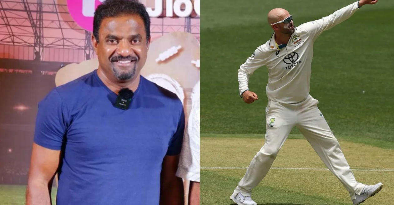 Muttiah Muralitharan and Nathan Lyon