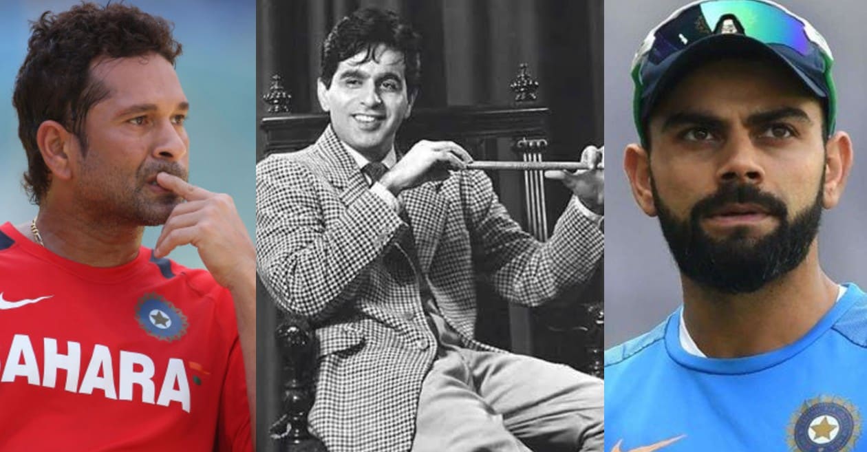 Sachin Tendulkar, Dilip Kumar, Virat Kohli