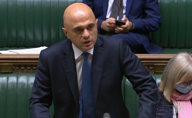 <strong>Health secretary Sajid Javid updating MPs on the governments coronavirus plans.</strong>