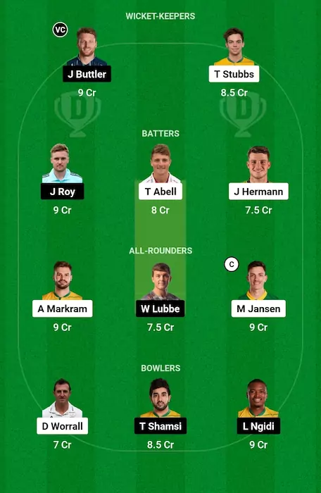 SEC vs PR Dream11 Team for today's match