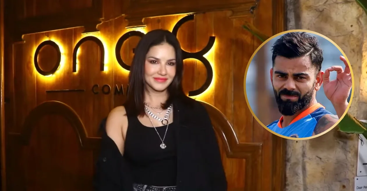 Sunny Leone at Virat Kohli restaurant in Juhu