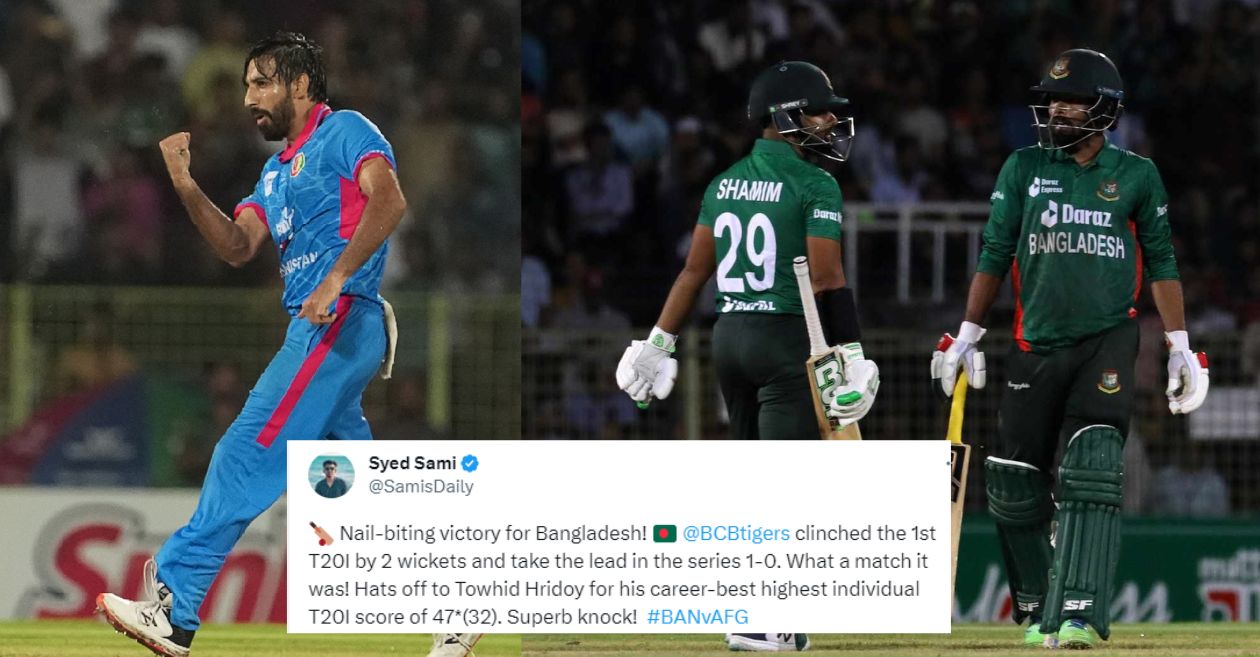 Bangladesh beat Afghanistan in a thriller