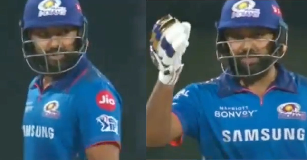 Rohit Sharma loses cool at umpire