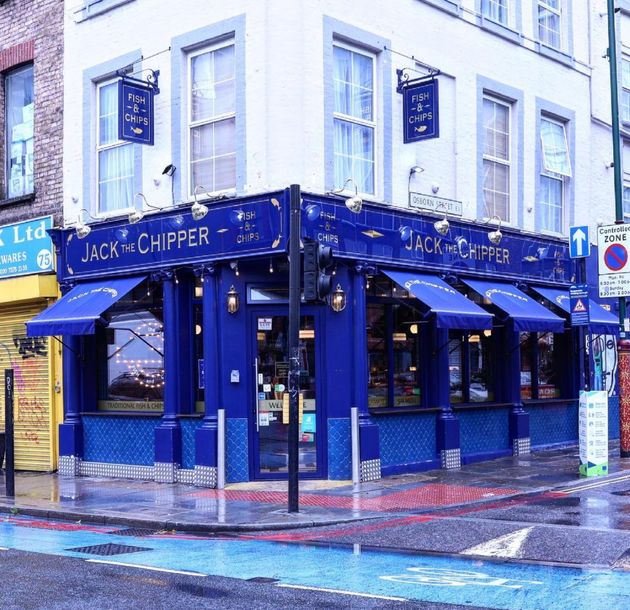 The chip shop in Whitechapel