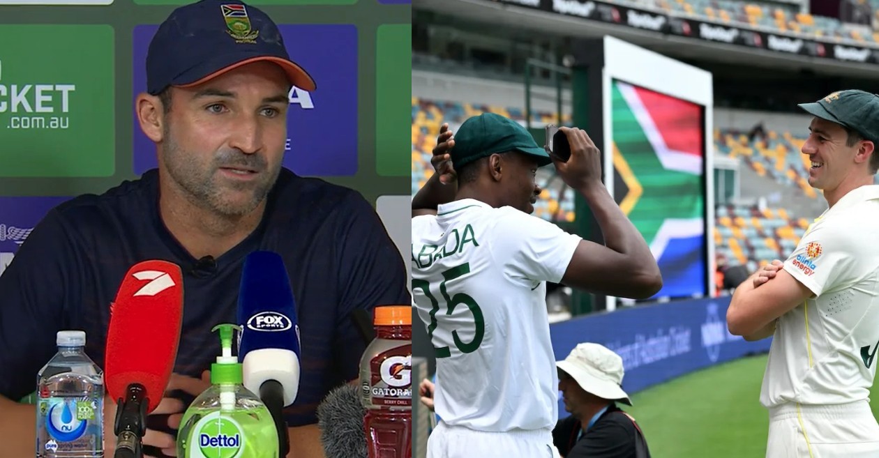 Dean Elgar on Gabba pitch