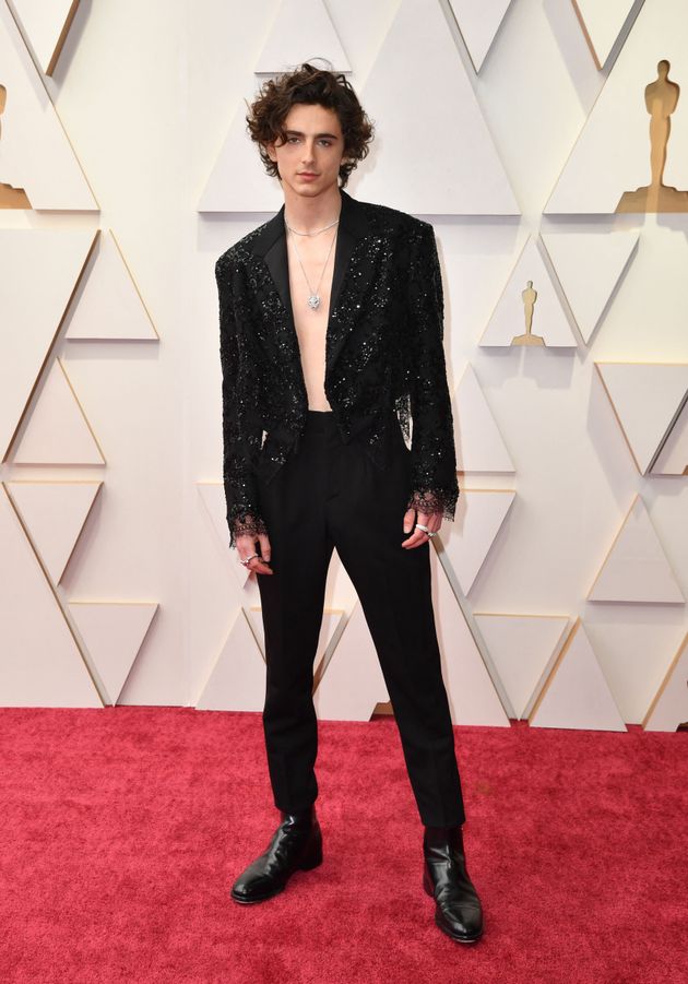 Timothée got everyone talking on the red carpet