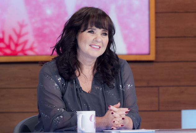 Coleen Nolan on the set of Loose Women