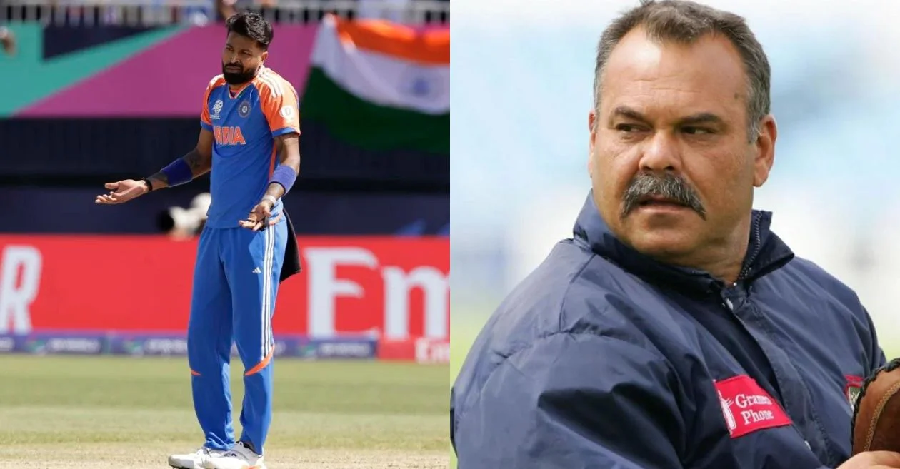 Hardik Pandya and Dav Whatmore