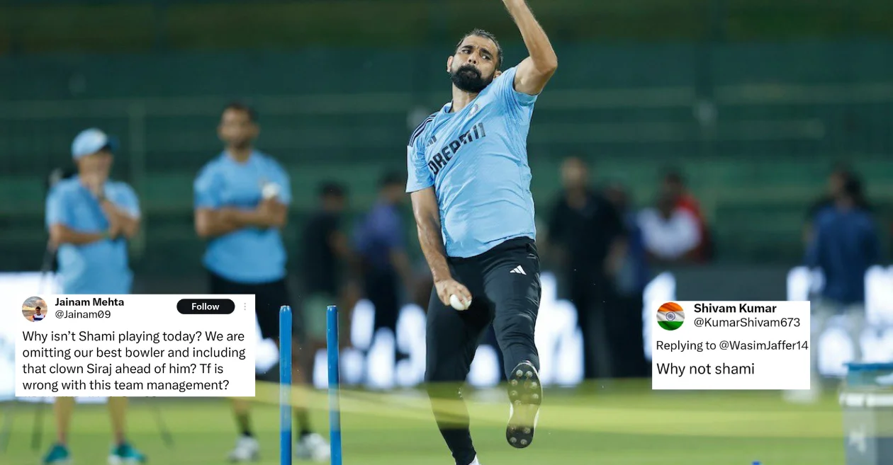 Shami bowling during practice session (Image: Twitter)