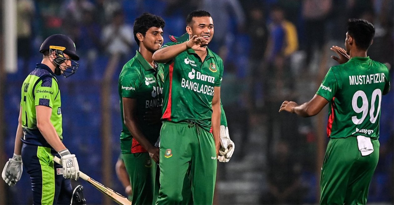 Taskin Ahmed picks 4 wickets against Ireland