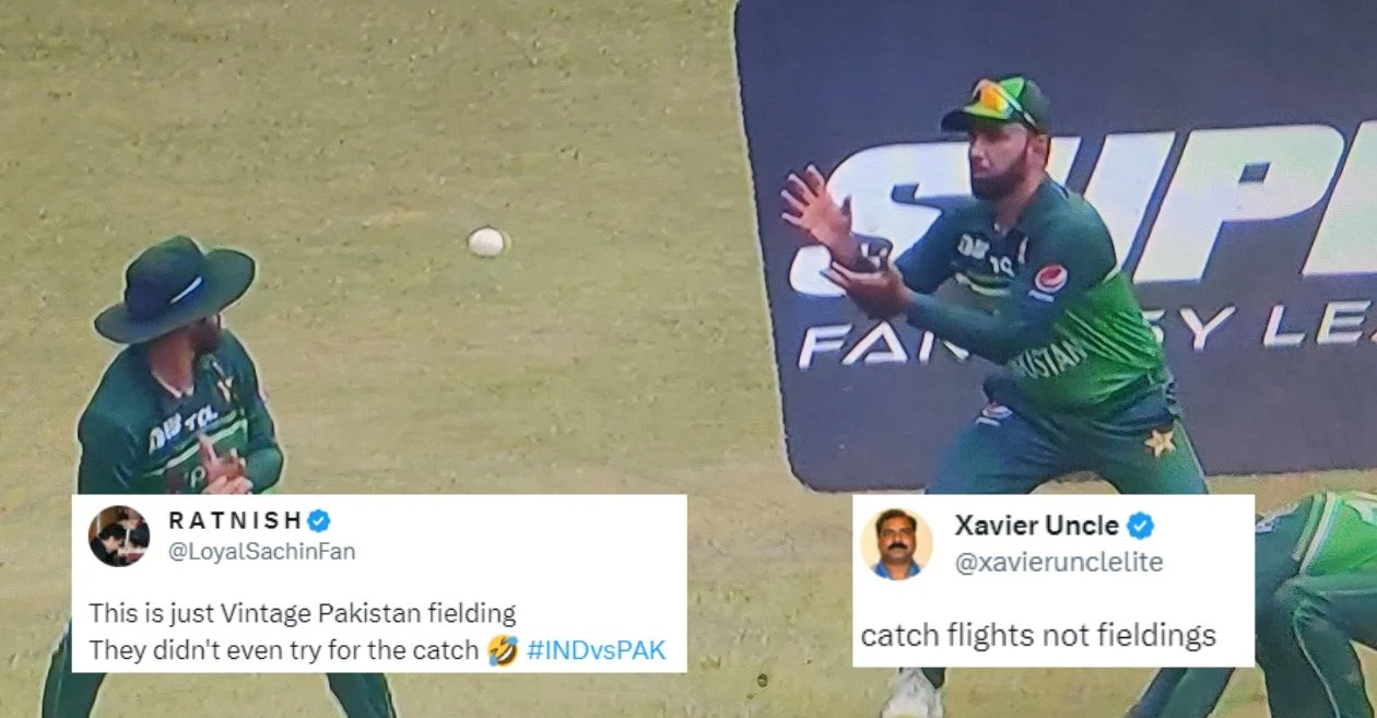 Fans troll Pakistan for poor fielding